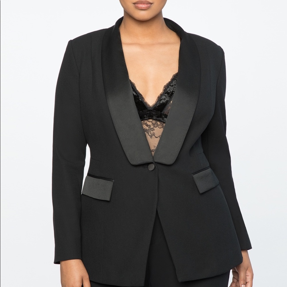 Jason Wu x ELOQUII tuxedo blazer
